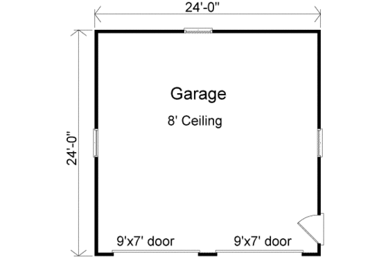 Floor Plan - Main Floor for Traditional House Plan #22-443, 0 bath