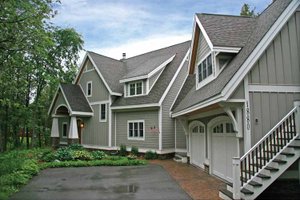 Exterior - Front Elevation 4 for Craftsman House Plan #928-54 - 3 bed, 3.5 bath