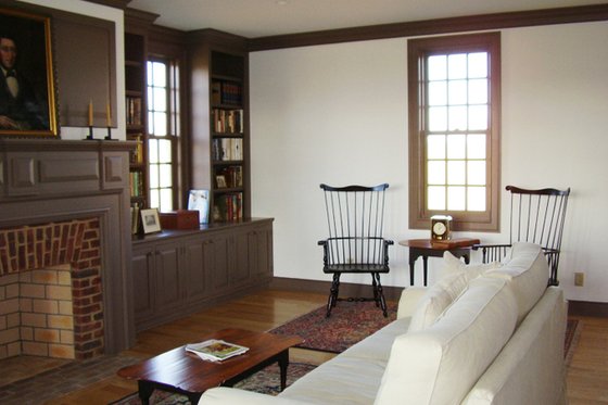 Interior - Family Room for Colonial House Plan #137-342 - 3 bed, 2.5 bath