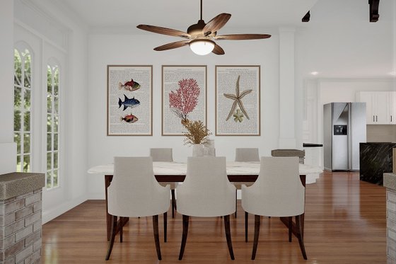 Interior - Dining Room for Traditional House Plan #54-469 - 3 bed, 3.5 bath