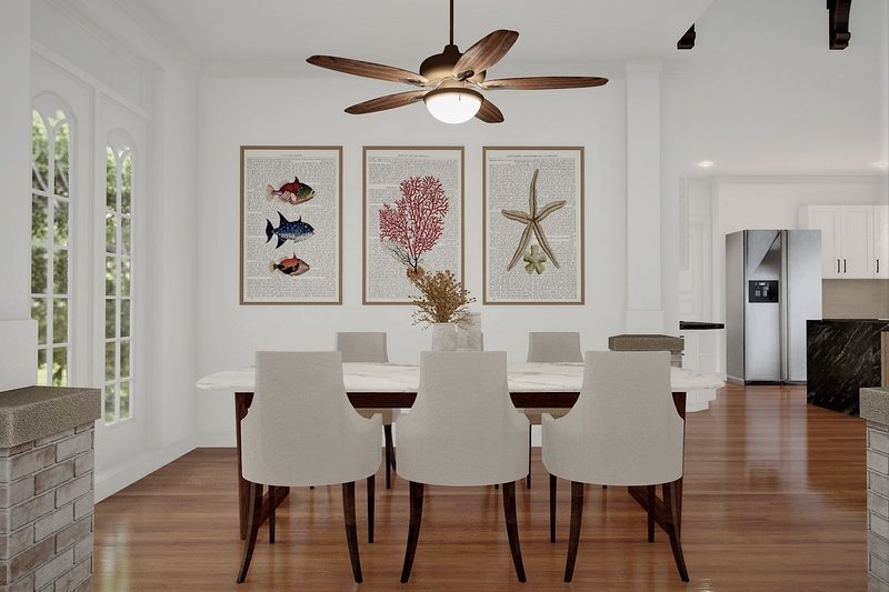 Dream House Plan - Interior - Dining Room for Traditional House Plan #54-469 - 3 bed, 3.5 bath
