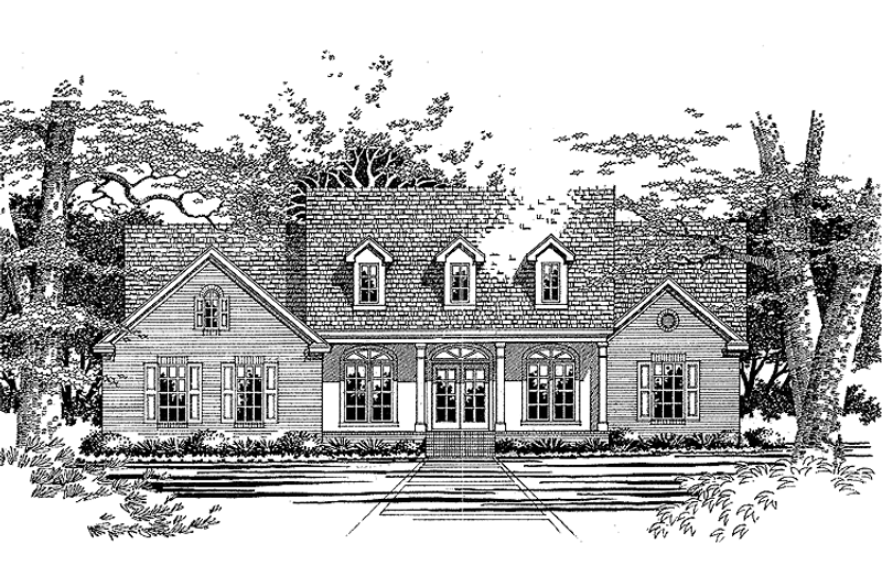 Dream House Plan - Country Exterior - Front Elevation Plan #472-150