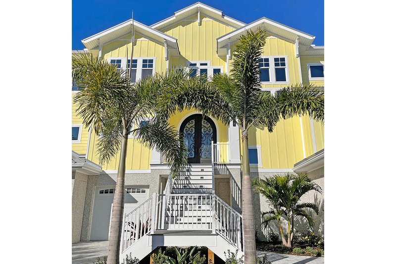 House Blueprint - Exterior - Front Elevation 5 for Beach House Plan #938-115 - 3 bed, 3.5 bath