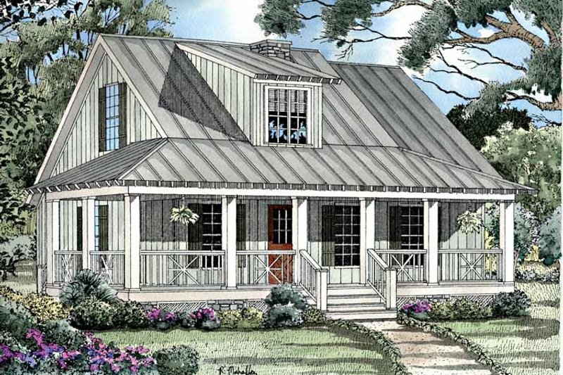 Dream House Plan - Craftsman Exterior - Front Elevation Plan #17-3154
