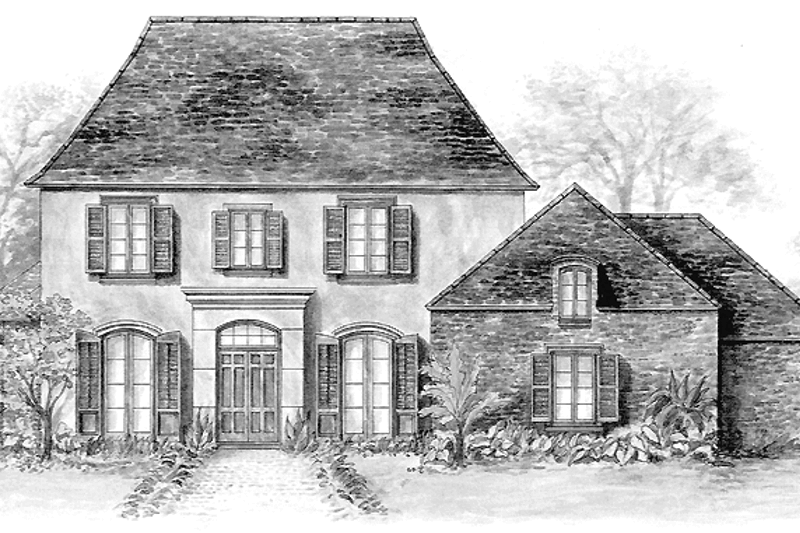 Home Plan - Country Exterior - Front Elevation Plan #301-127