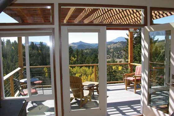 Exterior - Other Elevation for Contemporary House Plan #1042-14 - 2 bed, 3 bath