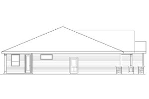 Exterior - Other Elevation for Traditional House Plan #124-1017 - 3 bed, 2 bath