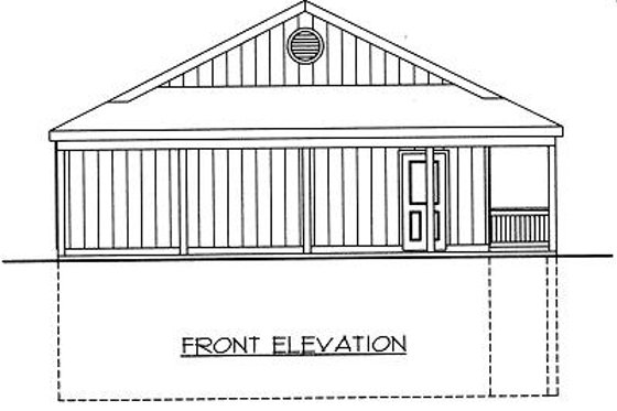 Exterior - Other Elevation for Log House Plan #117-547 - 3 bed, 3 bath