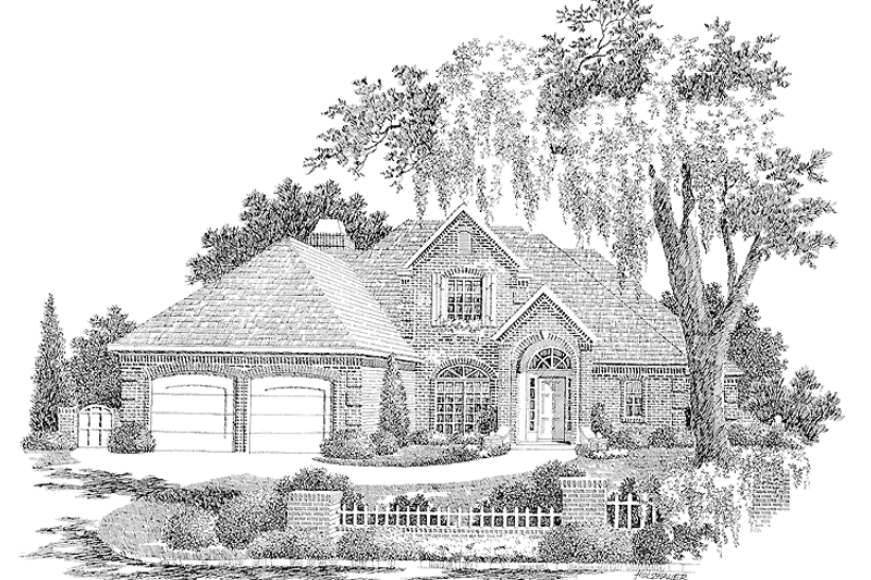 Home Plan - Traditional Exterior - Front Elevation Plan #310-1004
