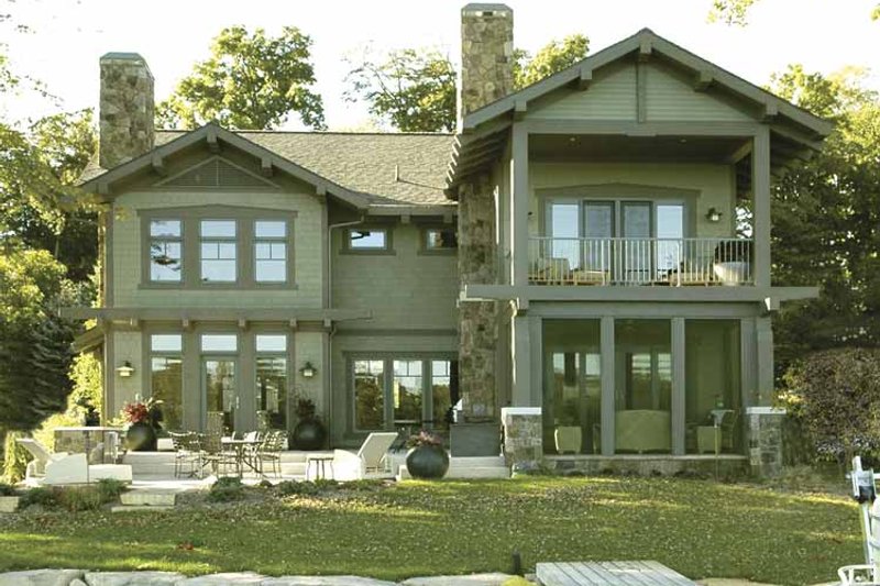 Dream House Plan - Exterior - Rear Elevation 3 for Craftsman House Plan #928-15 - 2 bed, 3 bath