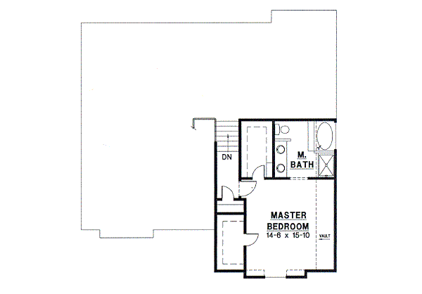 Traditional Style House Plan - 3 Beds 2 Baths 1611 Sq/Ft Plan #67-648 ...