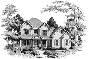 Traditional Exterior - Front Elevation Plan #10-218