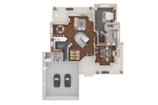 House Blueprint - Farmhouse Floor Plan - Other Floor Plan #124-1337