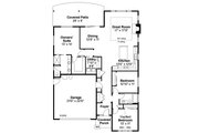 Cottage Style House Plan - 3 Beds 2 Baths 1829 Sq/Ft Plan #124-1058 Floor 