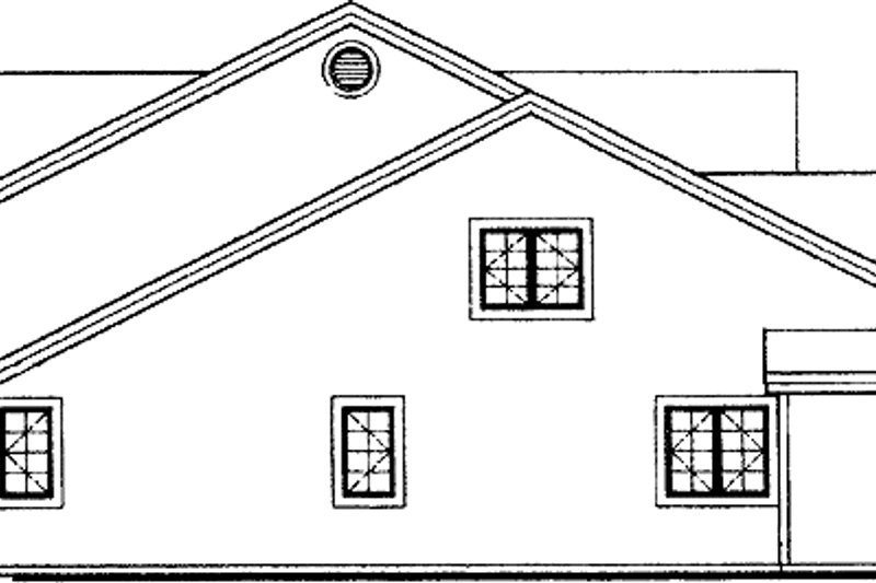 Home Plan - Exterior - Other Elevation for Traditional House Plan #320-594 - 3 bed, 2.5 bath