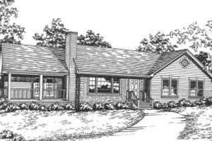 Traditional Exterior - Front Elevation Plan #30-142