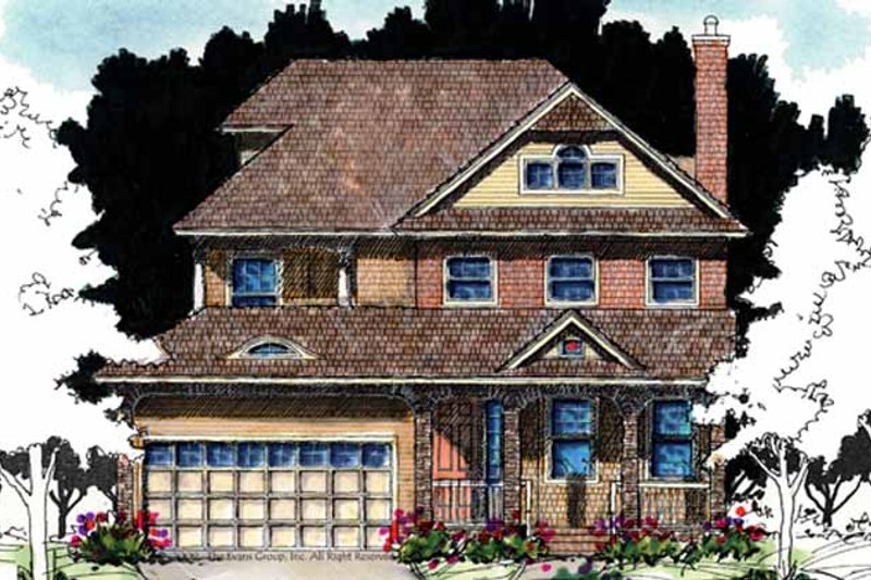 Dream House Plan - Country Exterior - Front Elevation Plan #1007-60