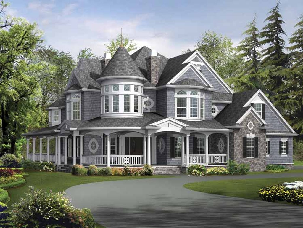 Victorian Style House Plan 4 Beds 4 5 Baths 5250 Sq Ft Plan 132 255 Dreamhomesource Com