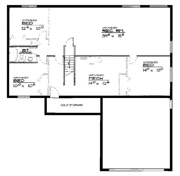 House Plan Design - Contemporary Floor Plan - Upper Floor Plan #308-249