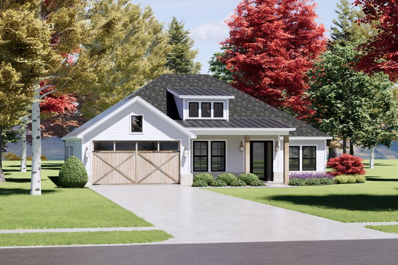 Dream House Plan - Exterior - Front Elevation 5 for Country House Plan #1096-114 - 3 bed, 2 bath