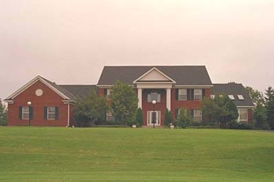 Exterior - Front Elevation for Colonial House Plan #51-181 - 4 bed, 3.5 bath