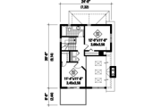 Cabin Style House Plan - 3 Beds 2 Baths 1293 Sq/Ft Plan #25-4360 