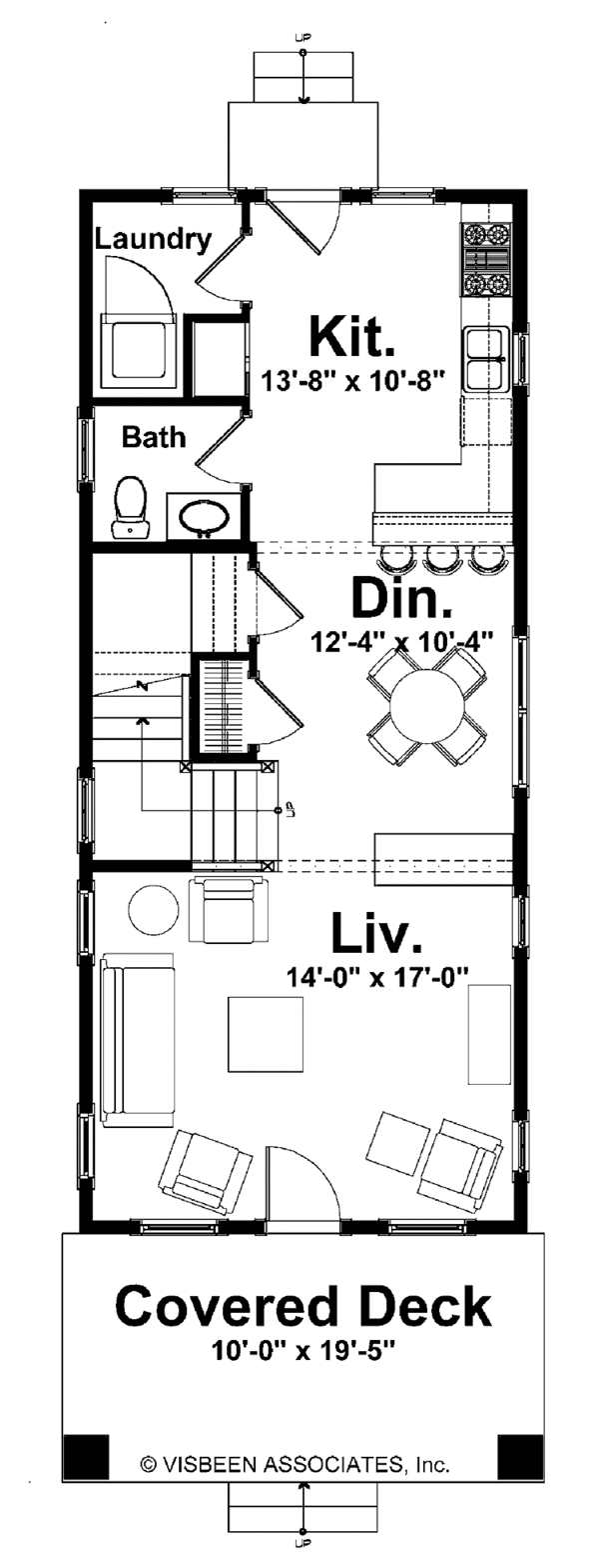 House Plan Design - Craftsman Floor Plan - Main Floor Plan #928-174