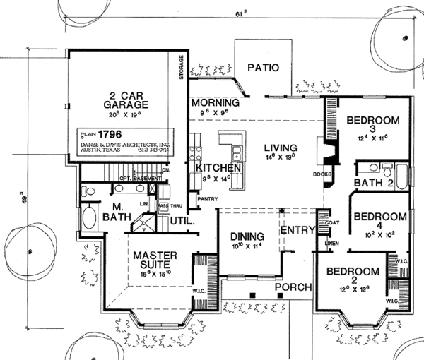 Architectural House Design - Country Floor Plan - Main Floor Plan #472-32