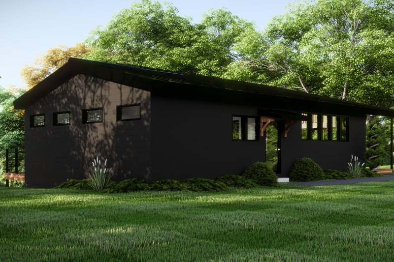 Architectural House Design - Exterior - Other Elevation 1 for Modern House Plan #1064-298 - 2 bed, 2 bath