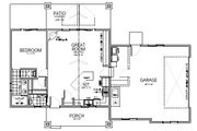 Farmhouse Style House Plan - 1 Beds 1.5 Baths 800 Sq/Ft Plan #112-170 