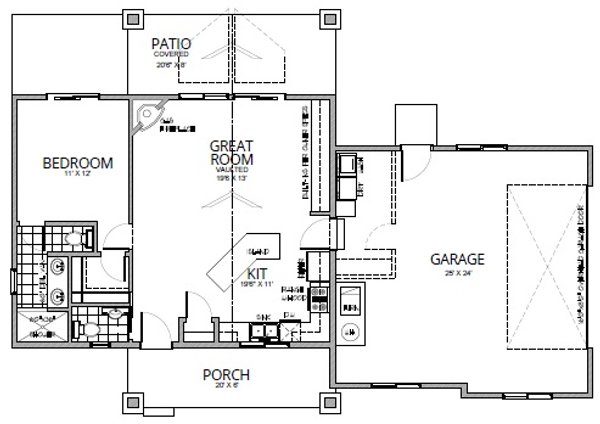 Dream House Plan - Farmhouse Floor Plan - Main Floor Plan #112-170