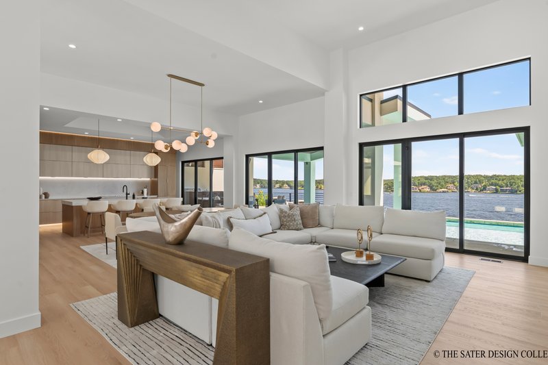 Architectural House Design - Interior - Family Room 4 for Contemporary House Plan #930-546 - 3 bed, 3.5 bath