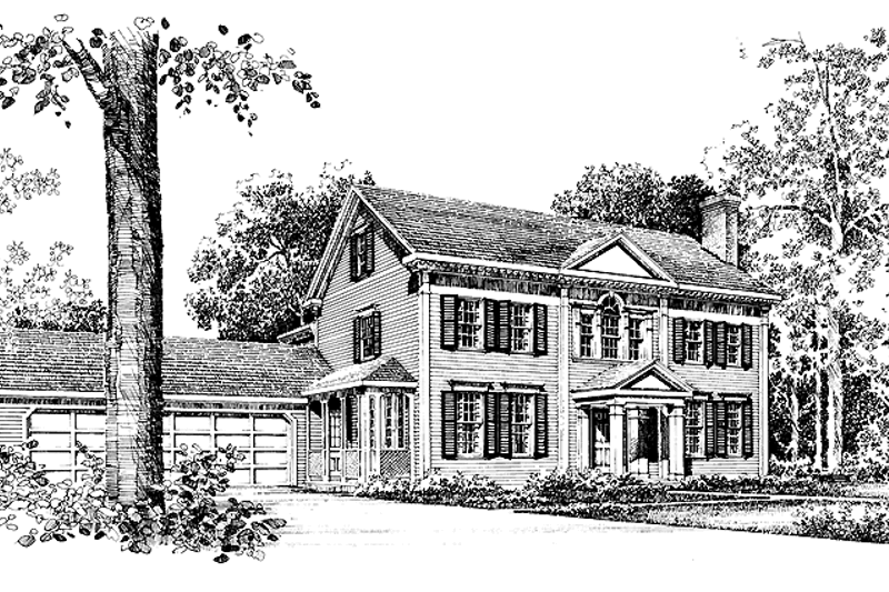 Dream House Plan - Classical Exterior - Front Elevation Plan #1016-22