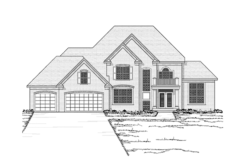 Dream House Plan - Colonial Exterior - Front Elevation Plan #51-1111