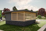 Modern Style House Plan - 0 Beds 0 Baths 192 Sq/Ft Plan #455-573 