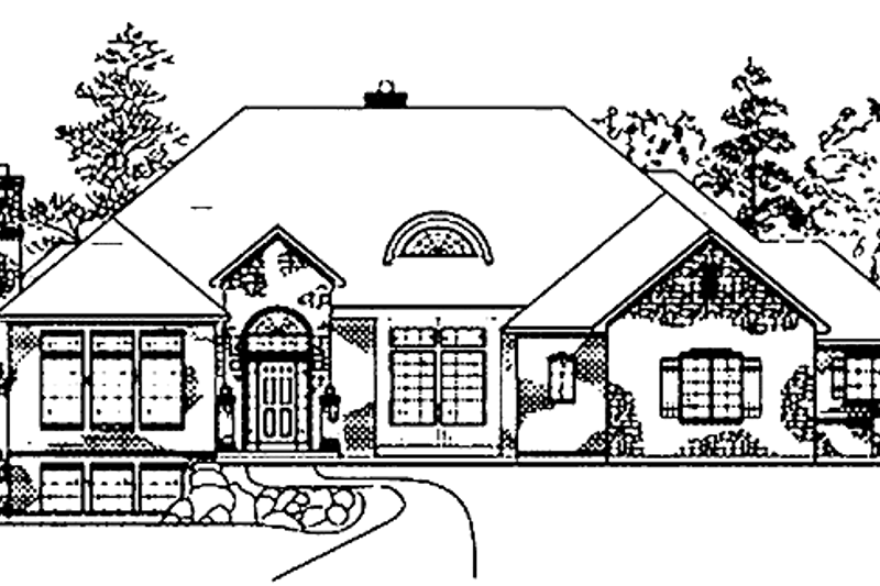 House Plan Design - Traditional Exterior - Front Elevation Plan #945-29
