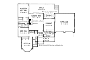 Country Style House Plan - 3 Beds 2 Baths 1310 Sq/Ft Plan #929-76 