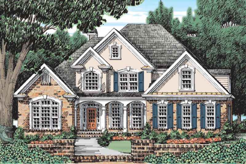 Home Plan - Traditional Exterior - Front Elevation Plan #927-126