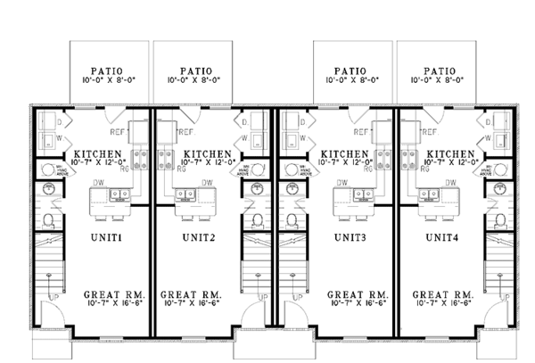 House Plan Design - Contemporary Floor Plan - Main Floor Plan #17-2829