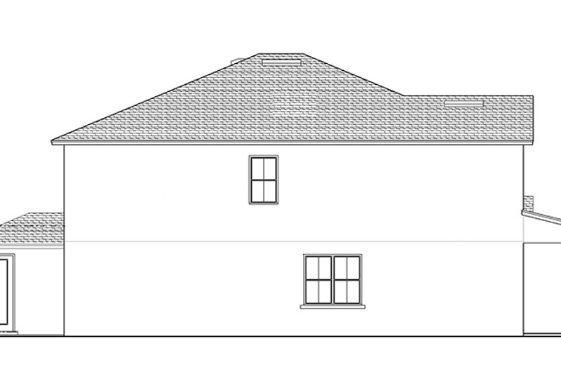 Dream House Plan - Exterior - Other Elevation 1 for Colonial House Plan #1058-68 - 4 bed, 3 bath