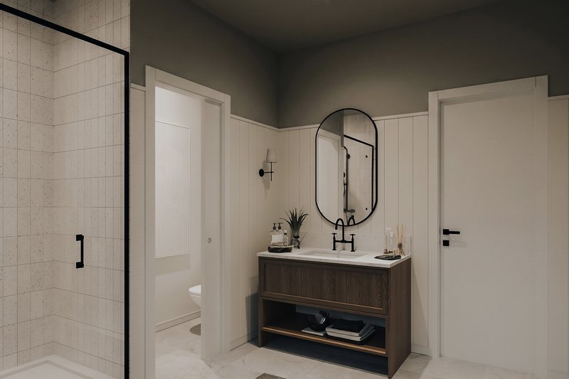 Home Plan - Interior - Bathroom 1 for Cottage House Plan #23-2905 - 2 bed, 1 bath