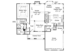 Floor Plan - Main Floor for Country House Plan #927-698 - 3 bed, 2.5 bath