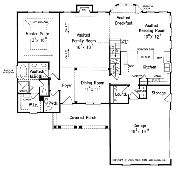 Architectural House Design - Country Floor Plan - Main Floor Plan #927-698