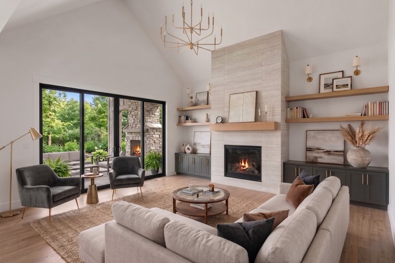 Architectural House Design - Interior - Family Room for Country House Plan #1089-72 - 3 bed, 3.5 bath