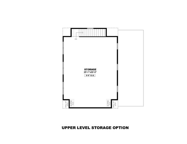 Farmhouse Floor Plan - Upper Floor Plan #1117-29
