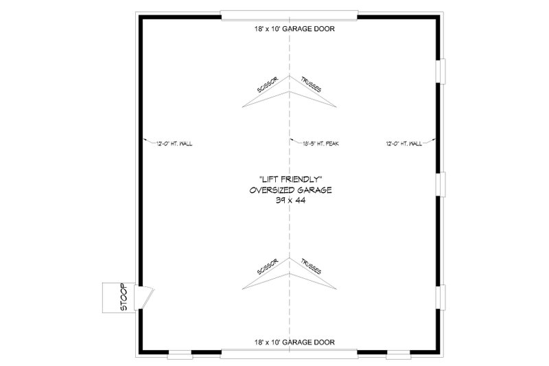Dream House Plan - Floor Plan - Main Floor for Country House Plan #932-978, 0 bath