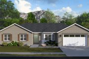 Ranch Style House Plan - 3 Beds 2.5 Baths 1965 Sq/Ft Plan #1060-222 