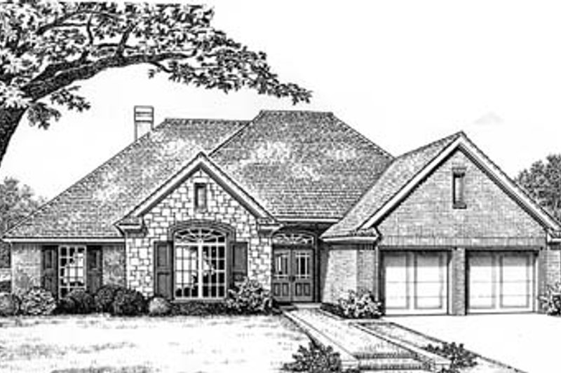 Home Plan - European Exterior - Front Elevation Plan #310-584