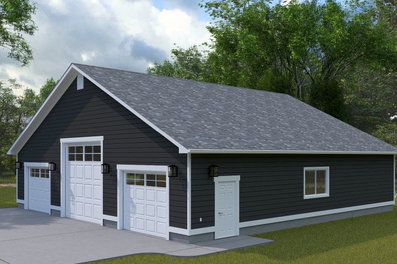 House Blueprint - Exterior - Front Elevation 3 for Traditional House Plan #1060-331, 0 bath