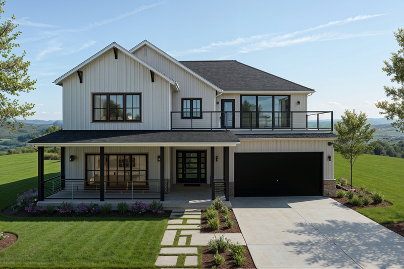 House Blueprint - Exterior - Other Elevation for Farmhouse House Plan #1109-6 - 5 bed, 3 bath